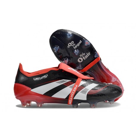 Adidas Predator Foldover Tongue Elite FG Czarny Biały Czerwony