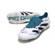 Adidas Predator Foldover Tongue Elite FG Biały Czarny Niebieski