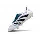Adidas Predator Foldover Tongue Elite FG Biały Czarny Niebieski