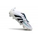 Adidas Predator Foldover Tongue Elite FG Biały Czarny Niebieski