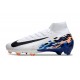 Buty piłkarskie Nike Mercurial Superfly X Elite FG Biały Czarny Niebieski 