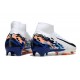 Buty piłkarskie Nike Mercurial Superfly X Elite FG Biały Czarny Niebieski 