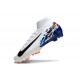 Buty piłkarskie Nike Mercurial Superfly X Elite FG Biały Czarny Niebieski 