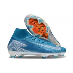 Buty piłkarskie Nike Mercurial Superfly X Elite FG Niebieski Biały