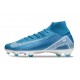 Buty piłkarskie Nike Mercurial Superfly X Elite FG Niebieski Biały