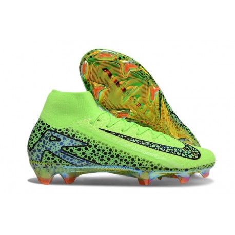 Buty piłkarskie Nike Mercurial Superfly X Elite FG Zielony Czarny