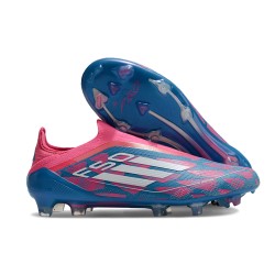 Adidas F50 Elite LL FG Buty Niebieski Biały Różowy