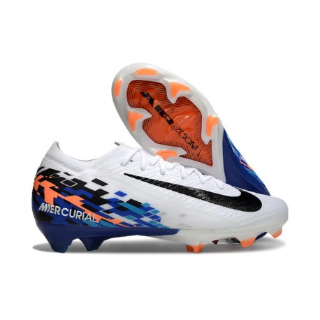 Nike Zoom Mercurial Vapor XVI Elite FG Biały Niebieski Czarny