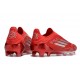 Adidas F50 Elite LL FG Buty Czerwony Srebro
