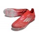 Adidas F50 Elite LL FG Buty Czerwony Srebro