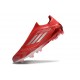 Adidas F50 Elite LL FG Buty Czerwony Srebro