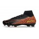 Buty piłkarskie Nike Mercurial Superfly X Elite FG Czarny Pomarańczowy Zawistny