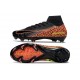 Buty piłkarskie Nike Mercurial Superfly X Elite FG Czarny Pomarańczowy Zawistny