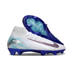 Buty piłkarskie Nike Mercurial Superfly X Elite FG Biały Niebieski Czarny
