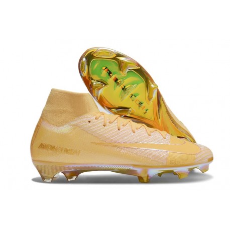 Buty piłkarskie Nike Mercurial Superfly X Elite FG Zawistny Złoto