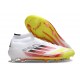 Korki Pilkarskie Adidas F50 Elite Mid FG Biały Czerwony Zawistny