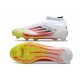 Korki Pilkarskie Adidas F50 Elite Mid FG Biały Czerwony Zawistny