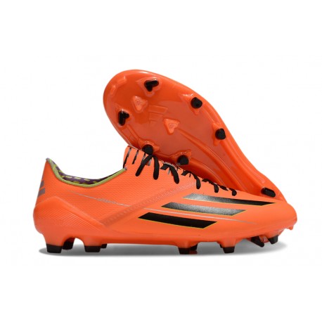 Buty piłkarskie korki męskie adidas F50 Elite FG Pomarańczowy Czarny