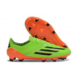 Buty piłkarskie korki męskie adidas F50 Elite FG Zielony Pomarańczowy Czarny