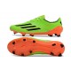 Buty piłkarskie korki męskie adidas F50 Elite FG Zielony Pomarańczowy Czarny
