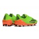 Buty piłkarskie korki męskie adidas F50 Elite FG Zielony Pomarańczowy Czarny