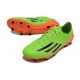 Buty piłkarskie korki męskie adidas F50 Elite FG Zielony Pomarańczowy Czarny