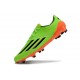 Buty piłkarskie korki męskie adidas F50 Elite FG Zielony Pomarańczowy Czarny