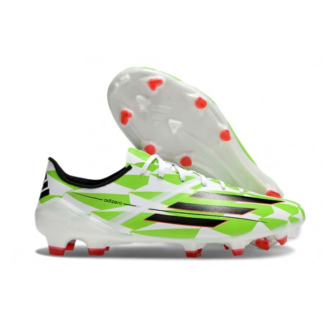 Buty piłkarskie korki męskie adidas F50 Elite FG Zielony Czarny Biały 