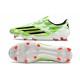 Buty piłkarskie korki męskie adidas F50 Elite FG Zielony Czarny Biały 