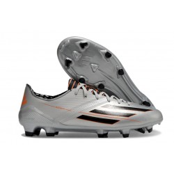 Buty piłkarskie korki męskie adidas F50 Elite FG Srebro Czarny