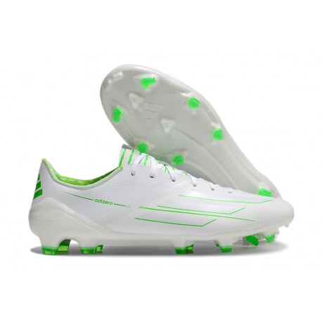 Buty piłkarskie korki męskie adidas F50 Elite FG Biały Zielony