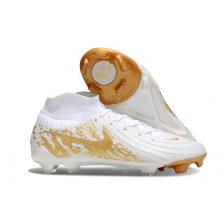 Nike Phantom Luna 2 Elite FG Biały Złoto