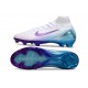 Korki Nike Mercurial Superfly 10 Elite FG Biały Niebieski Fioletowy