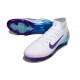 Korki Nike Mercurial Superfly 10 Elite FG Biały Niebieski Fioletowy