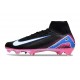 Korki Nike Mercurial Superfly 10 Elite FG Czarny Biały Różowy Niebieski