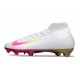 Korki Nike Mercurial Superfly 10 Elite FG Biały Różowy