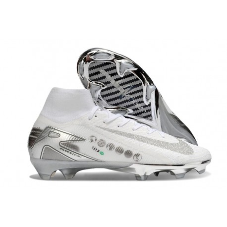 Korki Nike Mercurial Superfly 10 Elite FG Biały Srebro