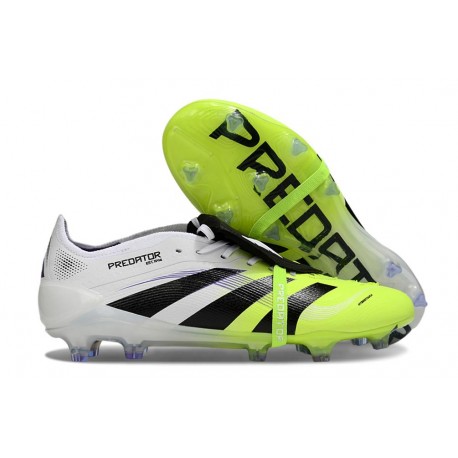 Adidas Predator Foldover Tongue Elite FG Biały Czarny Zawistny