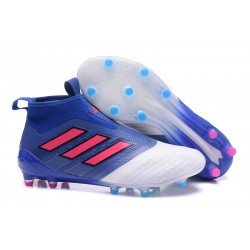 Buty piłkarskie Sklep Adidas ACE 17+ PureControl FG Niebieski Czerwony Biały