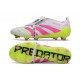 Adidas Predator Foldover Tongue Elite FG Biały Różowy Zawistny