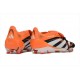 Adidas Predator Foldover Tongue Elite FG Czarny Biały Pomarańczowy