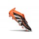 Adidas Predator Foldover Tongue Elite FG Czarny Biały Pomarańczowy