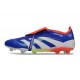 Adidas Predator Foldover Tongue Elite FG Niebieski Biały Czerwony