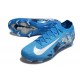 Buty piłkarskie korki Nike Mercurial Vapor 13 Elite FG Niebieski Biały