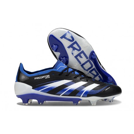 Buty Piłkarskie adidas Predator Elite FG Czarny Biały Niebieski