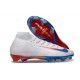 Buty Piłkarskie Nike Mercurial Superfly X Elite FG Biały Niebieski Czerwony