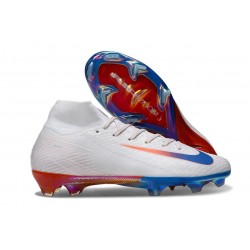 Buty Piłkarskie Nike Mercurial Superfly X Elite FG Biały Niebieski Czerwony