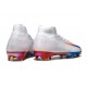 Buty Piłkarskie Nike Mercurial Superfly X Elite FG Biały Niebieski Czerwony