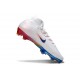 Buty Piłkarskie Nike Mercurial Superfly X Elite FG Biały Niebieski Czerwony