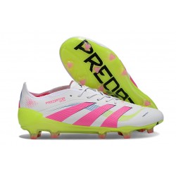 Buty Piłkarskie adidas Predator Elite FG Biały Różowy Zawistny